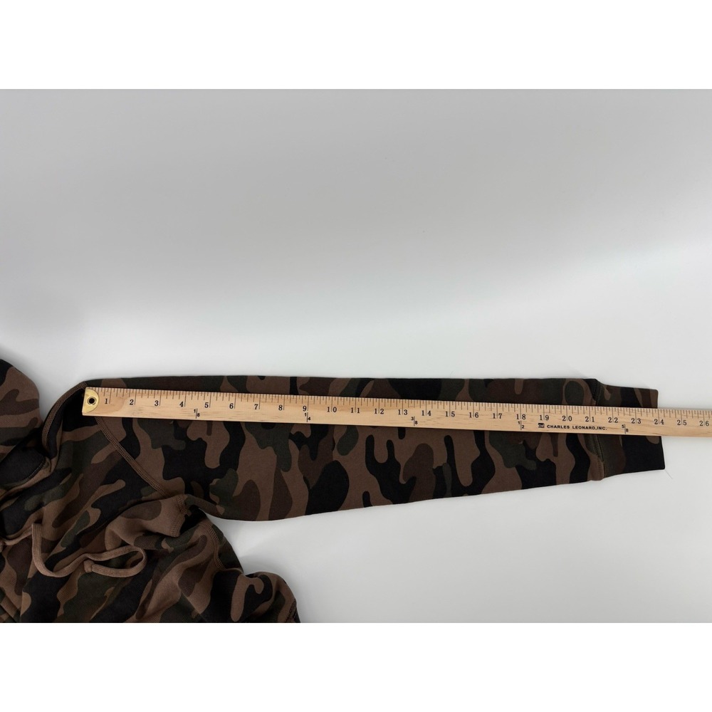 NWT Nili Lotan Callie Zip Up Hoodie Brown Camouflage Sz XS $345 - Picture 11 of 11